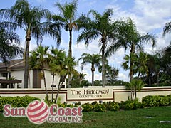 Hideaway Country Club Community Sign